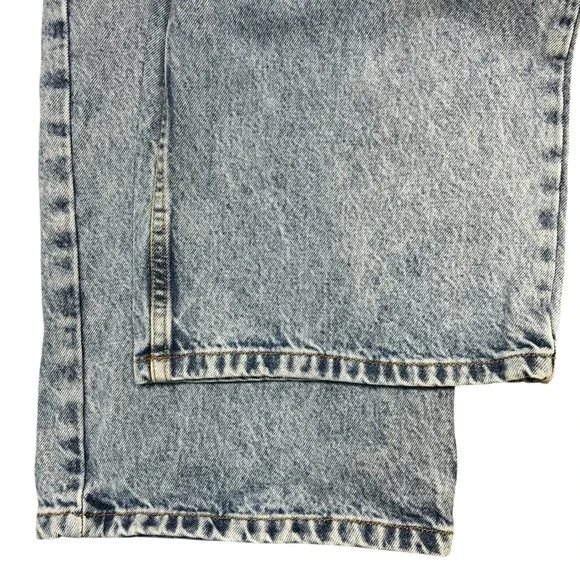 Sézane Le Wide Leg Jeans Sz FR 44 (US 12) Bleu Clair High Rise Organic Cotton - Picture 12 of 12